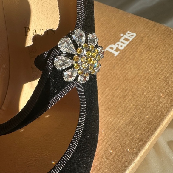 Christian Louboutin Black Heels with Embellishment - Picture 5 of 10